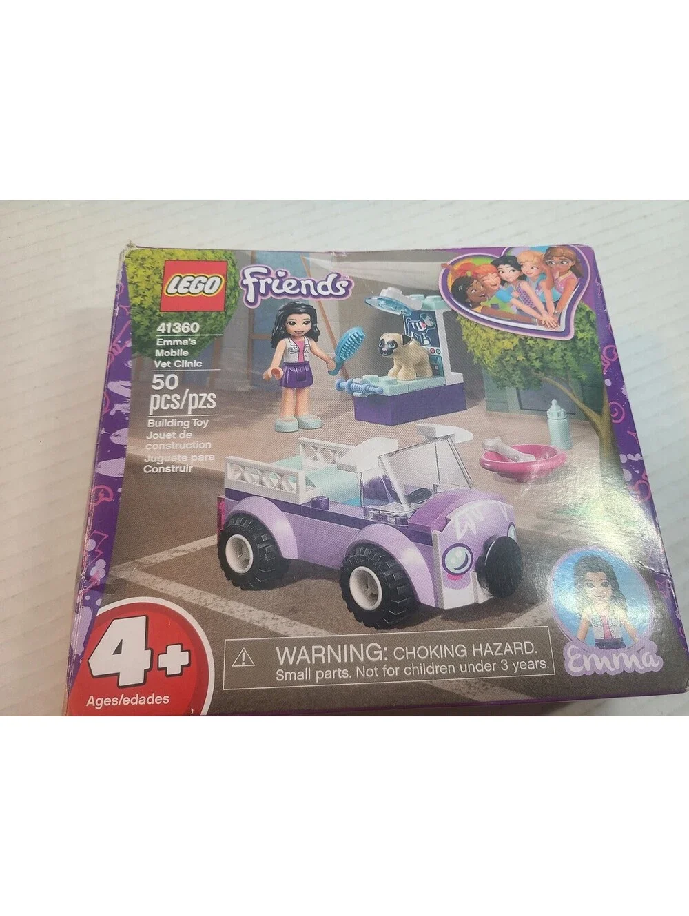 Lego Friends Emma's Mobile Vet Clinic 41360 Set Retired